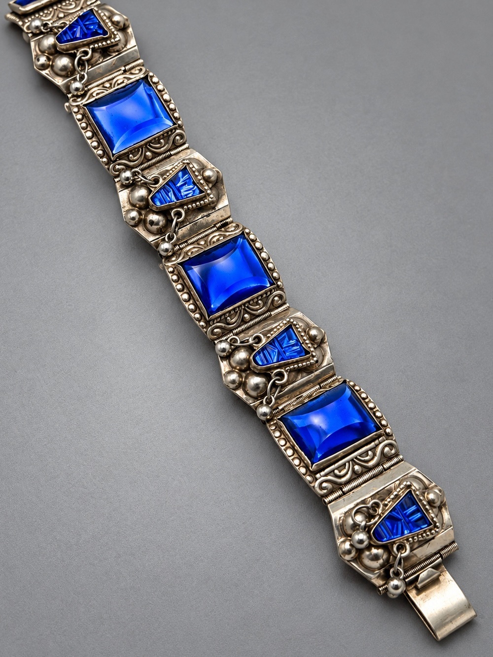 Vintage Alpaca Silver Taxco Mexican Bracelet